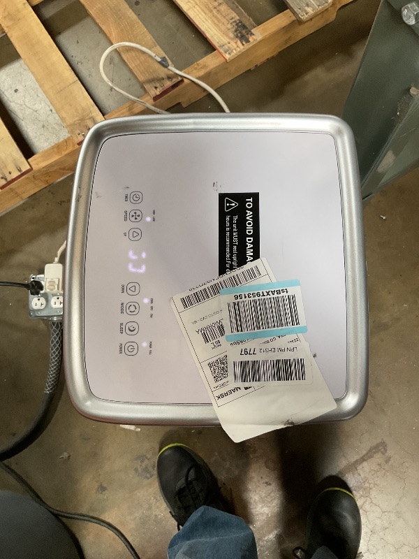 Photo 1 of *** missing window kit ***Coolblus Portable Air Conditioners, 8500 BTU Portable AC Cool Up to 360 Sq.Ft, 3 IN 1 with Remote Control, Sleep Mode, Window Kit, No Wall or Window Installation Needed, White-8500BTU