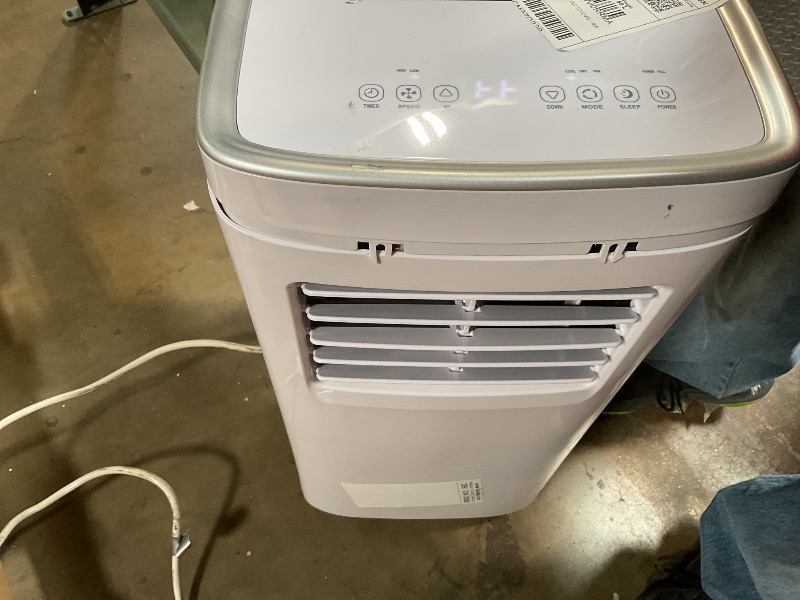 Photo 1 of *** missing window kit ***Coolblus Portable Air Conditioners, 8500 BTU Portable AC Cool Up to 360 Sq.Ft, 3 IN 1 with Remote Control, Sleep Mode, Window Kit, No Wall or Window Installation Needed, White-8500BTU