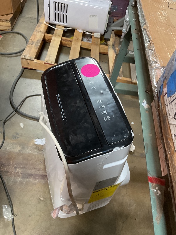 Photo 1 of **** DAMAGE THE POWER CORD CANNOT TEST MISSING REMOTE AND FILTER ****12000 BTU Portable Air Conditioners Cools Up to 500 Sq.Ft, Portable AC Unit with Cool, Dry, Fan Modes, Standing AC Unit with Remote Control and Installation Kit