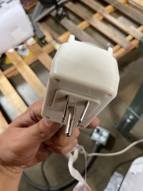 Photo 1 of **** DAMAGE THE POWER CORD CANNOT TEST MISSING REMOTE AND FILTER ****12000 BTU Portable Air Conditioners Cools Up to 500 Sq.Ft, Portable AC Unit with Cool, Dry, Fan Modes, Standing AC Unit with Remote Control and Installation Kit