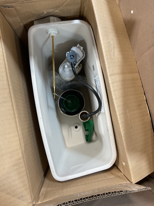 Photo 1 of **TANK ONLY NO TOILET BOWL**TOTO Drake Two-Piece Elongated 1.6 GPF Universal Height TORNADO FLUSH Toilet with CEFIONTECT, Cotton White - CST776CSFG#01
