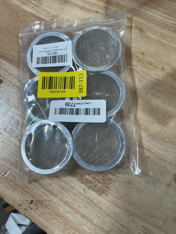 Photo 1 of 2 Inch,Round Open Screen Vent,Mill Finish, Pack of 6