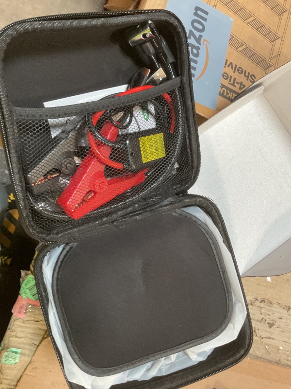 Photo 1 of ***FOR PARTS ONLY/ NON-FUNCTIONAL*** Tire Inflator Portable Air Compressor, 160PSI & 26800mAh 4X Fast Inflation, 65W Fast Charge, Car Battery Jump Starter,4 Modes Flashlight, Air Pump with Digital Pressure Gauge for Car, Bike, Motorcycle
