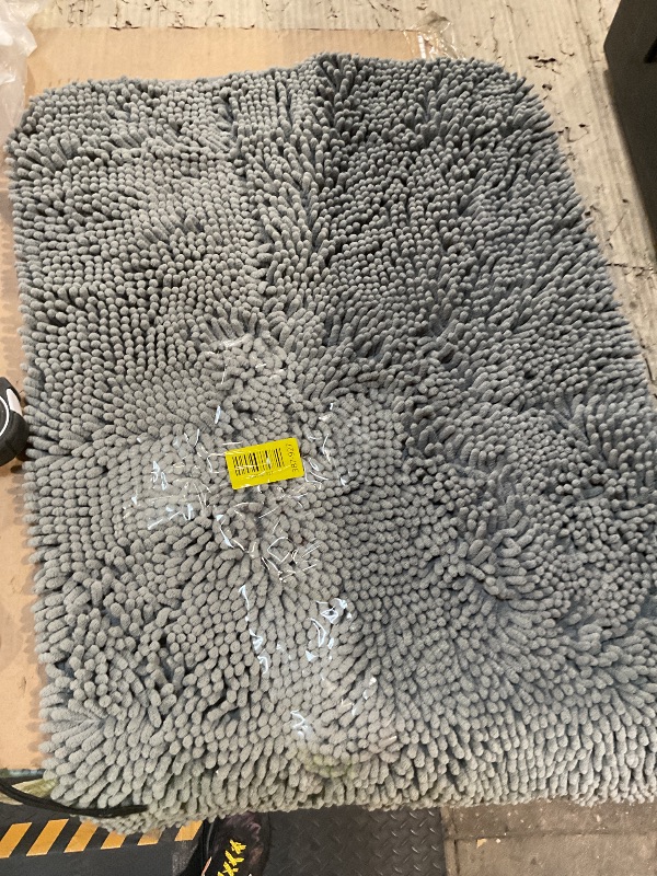 Photo 1 of 20/30 fuzzy grey rug WASHABLE