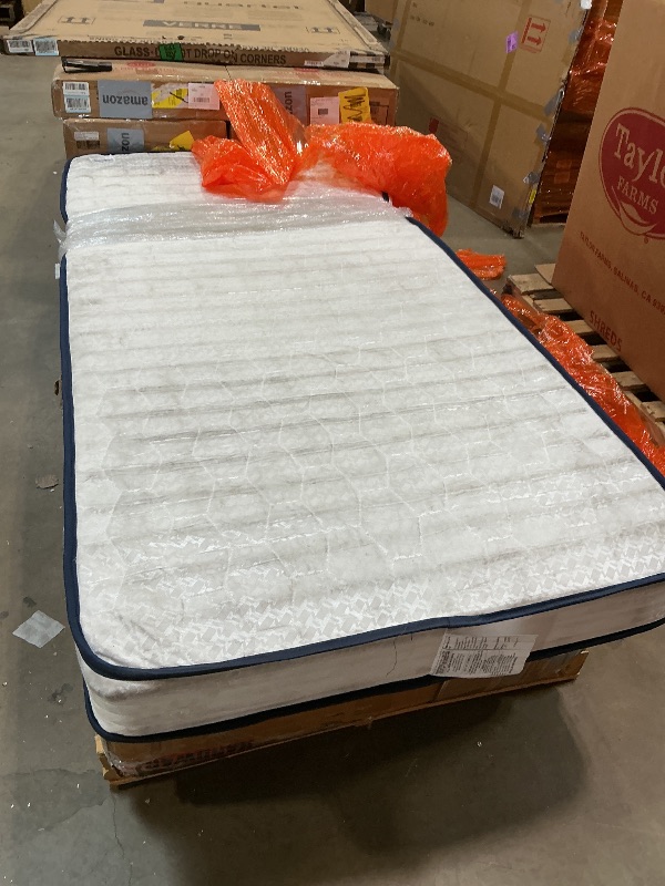 Photo 1 of *** DIRT MARKS USED***DNovilla 6 Inch Twin XL Mattress, Bonnell Spring Mattresses, Spine Support