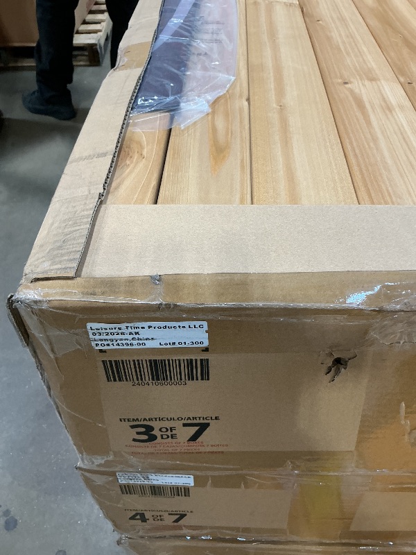 Photo 1 of *** SEVEN BOXES ON PALLET ***Backyard Discovery Poppy 11' x 7' Cedar Wood and Polycarbonate Walk-In Greenhouse Kit with Exhaust Fan, Windows, Hose Hook-Ups, PowerPort, Staging Shelves, Plant Hooks for Year-Round Outdoor Gardening
