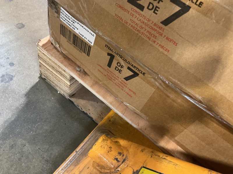 Photo 1 of *** SEVEN BOXES ON PALLET ***Backyard Discovery Poppy 11' x 7' Cedar Wood and Polycarbonate Walk-In Greenhouse Kit with Exhaust Fan, Windows, Hose Hook-Ups, PowerPort, Staging Shelves, Plant Hooks for Year-Round Outdoor Gardening