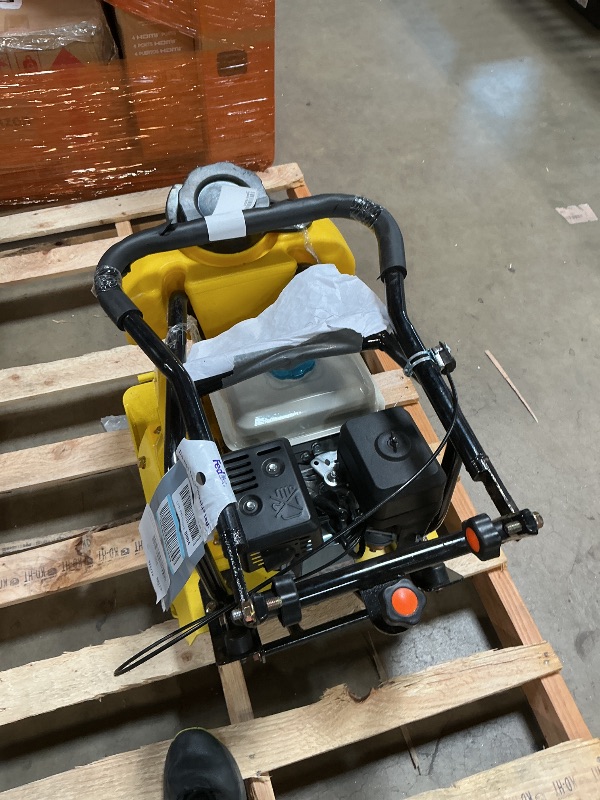 Photo 1 of ***DIFFERENT MODEL*** HOC HZR70PRO Plate Compactor Compatible with Honda GX160 5.5 HP Engine + 14 X 21 INCH Base Plate + 3147 LBF POUNDS of Compaction Force! (HZR70PRO 14 INCH Plate Compactor)