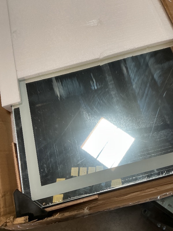 Photo 1 of *** MINOR SCRATCHES ***WINNICE 79" x 36" Full Length Mirror with Lights, Large LED Lighted Floor Standing Body Mirror, Dimmable & 3 Color Lighting for Bedroom, Cloakroom, Dressing Room, Tempered Glass, Black Frame