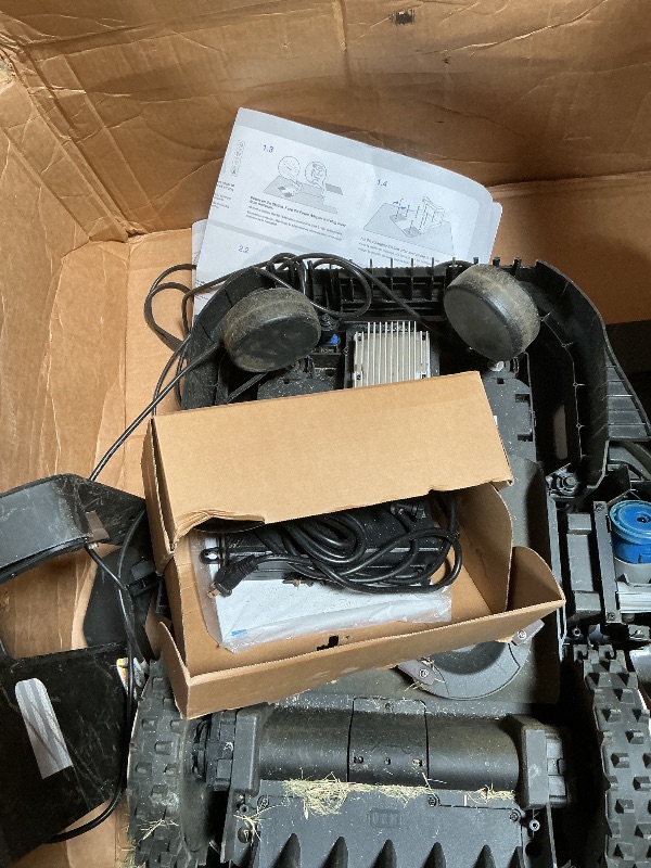 Photo 1 of * Residue* ECOVACS Goat A3000 LiDAR PRO Robotic Lawn Mower for Up to 3/4 Acre, 7500 mAh Battery with 189W Fast Charging, Wire-Free Dual-LiDAR Navigation, Built-in TruEdge Edge Trimmer, Smart App Control