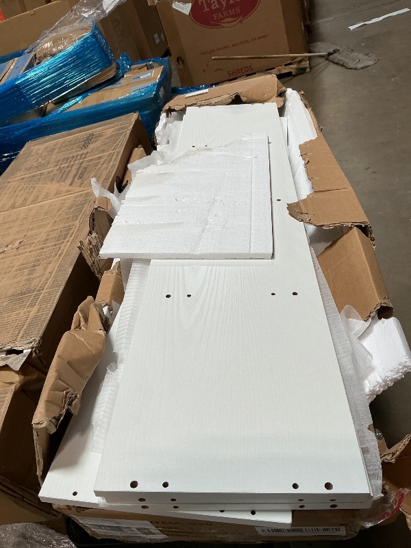Photo 1 of *** DAMAGED BOX ASSEMBLY MAY BE MISSING ****OSCHF 12-Cube Storage Shelf Bookcase, Warm White