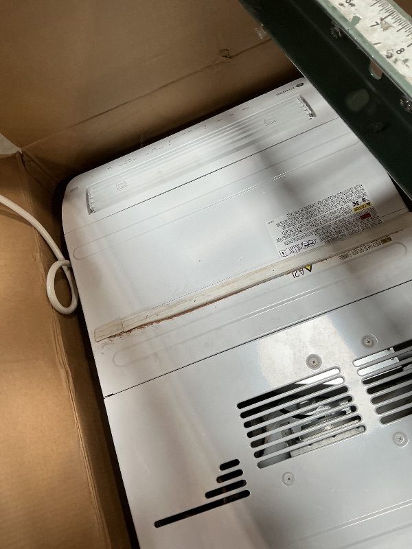 Photo 1 of ***FOR PARTS ONLY/ DOESN'T COOL*** GE Profile ClearView Inverter Window Air Conditioner Unit, 12,200 BTU, Energy Efficient Cooling up to 550 sq ft., Ultra Quiet, SMART Home Capable, Includes Remote, White