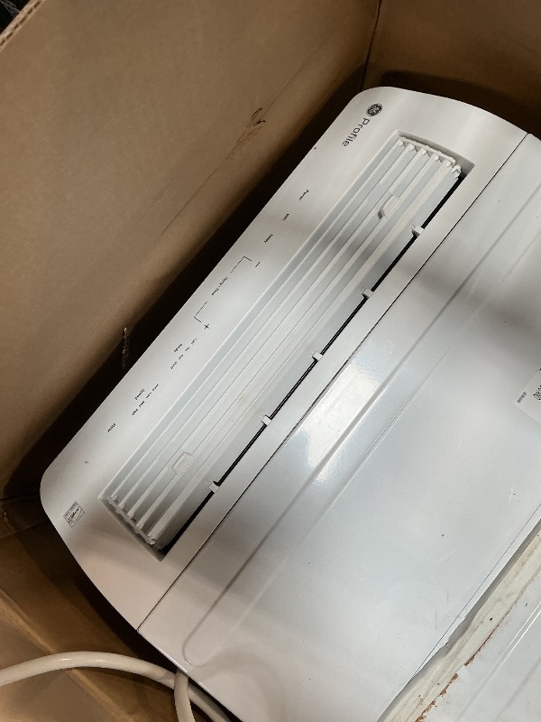 Photo 1 of ***FOR PARTS ONLY/ DOESN'T COOL*** GE Profile ClearView Inverter Window Air Conditioner Unit, 12,200 BTU, Energy Efficient Cooling up to 550 sq ft., Ultra Quiet, SMART Home Capable, Includes Remote, White