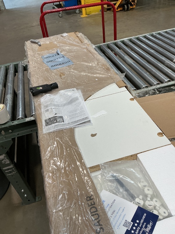 Photo 1 of *** DAMAGED DRILL HOLES ***Sauder HomePlus Pantry Storage Cabinet, Soft White