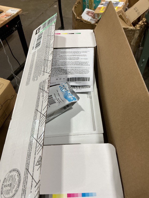 Photo 1 of ***POSSIBLY FOR PARTS / UNTESTED*** HP DeskJet 2827e Wireless All-in-One Color Inkjet Printer, Scanner, Copier, Best-for-Home, 3 Month Instant Ink Trial Included, AI-Enabled (6W7F5A)