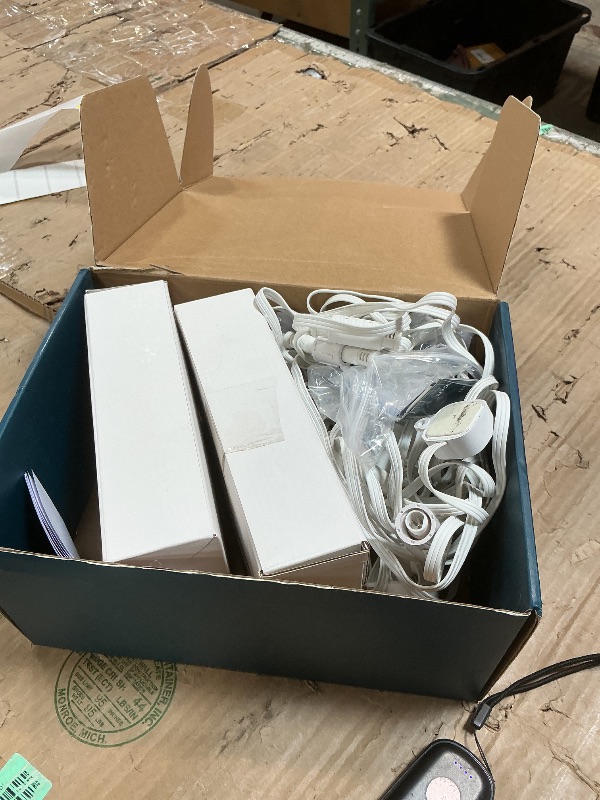 Photo 1 of ***FOR PARTS ONLY/ MISSING TOO MANY ASSEMBLY PIECES**** Linkind Outdoor Eave Lights for Easter Lights,100ft with 72 Triple-LED,AI Lighting, RGBTW Smart Outdoor Lights LED Strip Lights, IP67 Waterproof, Works with Alexa,Google Assistant