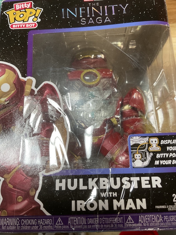 View 2 of ***MISSING LITTLE IRON MAN****Funko Bitty Pop! Bots: Marvel - Hulkbuster with Iron Man - Collectable Vinyl Figure - Gift Idea - Official Merchandise - Toys for Kids & Adults - for Collectors and Display