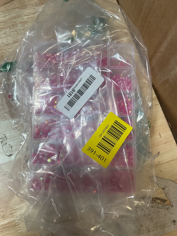 Photo 1 of 20000Pcs Dark Pink Flatback Jelly Resin Rhinestones for Bedazzling