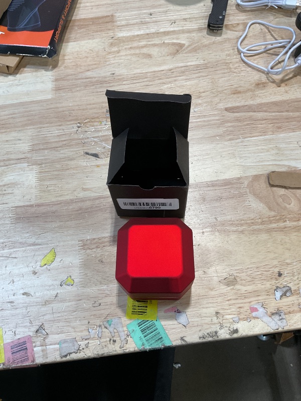Photo 1 of ***CASE ONLY*** LAODA LED Red Earring Jewelry Gift Box for Women Men Wedding Engagement