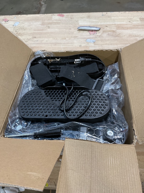 Photo 1 of ***MISSING HARDWARE*** Yagud Under Desk Elliptical Machine, Elliptical Leg Exerciser as Seen on TV for Senior with Remote Control, Portable Quiet Electric Seated Pedal and 12 Adjustable Speed, Black