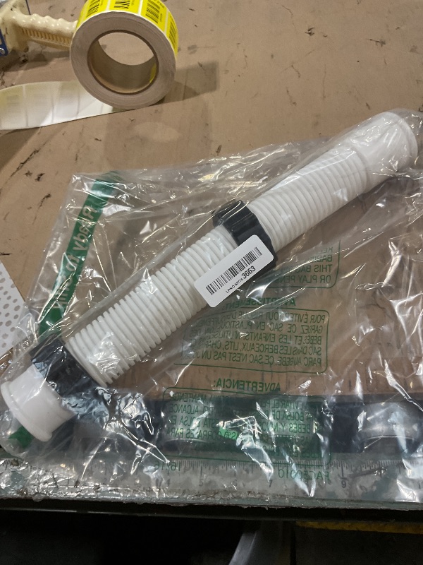 Photo 1 of 1-1/2 Inch 11535 Replacement Pool Hose for above ground pools - 1.5" Pool Sand Filter Pump Hose for Intex Sand Filter Pumps & Saltwater Systems 26371CA 26371EH 28647EG (White -1 Pack)