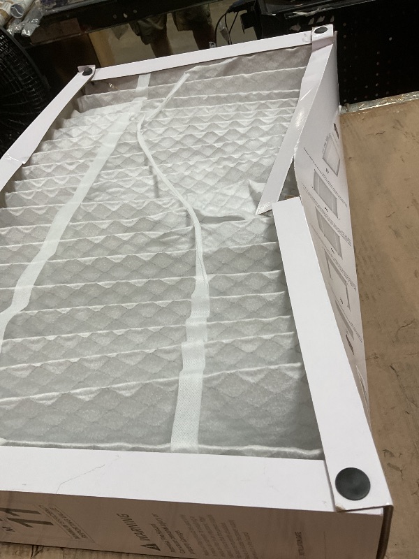 Photo 1 of *** SMASHED SIDE***16x28x6 MERV 11 Furnace Filter Replacement Compatible with Honeywell POPUP2400 Foldable Design Durable AIr Filter Actual Size 16x27.13x5.88(1-PACK)