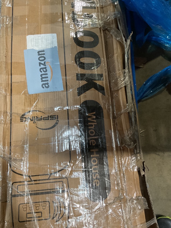 Photo 1 of *** RIPPED OFF HEADPIECE CAN BE USED FOR PARTS ***iSpring WCFM500K Whole House Water Filtration System for Iron, Manganese & Hydrogen Sulfide Removal, Well Water Compatible, Set & Forget, Lasts up to 10 Years