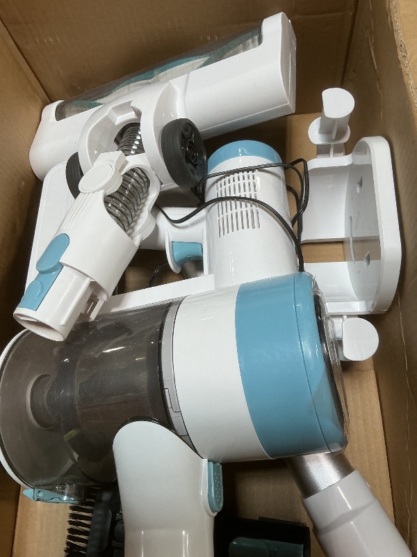 Photo 1 of ***POSSIBLY FOR PARTS / UNKNOWN MISSING PIECES/ UNTESTED*** Cordless Vacuum Cleaner, 500W 45Kpa Vacuum Cleaners for Home, 6-in-1 Stick Vacuums with LED Touch Screen, Rechargeable Cordless Vacuums for Pet Hair Carpets Hard Floors, 1.0L Dust Cup