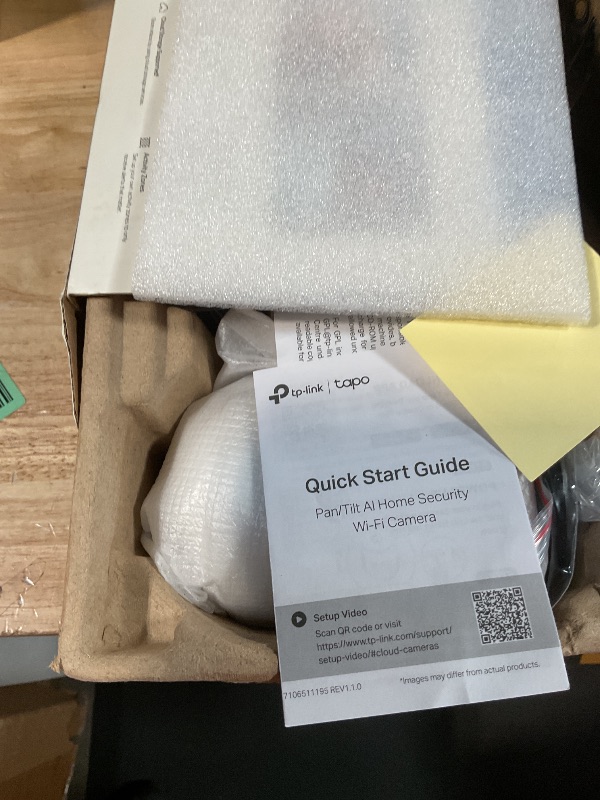 Photo 1 of ***PARTS ONLY***NON FUNCTIONAL***TP-Link Tapo 2K QHD Pan/Tilt Security Camera for Pet Camera, Baby Monitor, Motion Detection, Motion Tracking, 2-Way Audio, Night Vision, Cloud &SD Card Storage, Works w/Alexa & Google Home(Tapo C220)