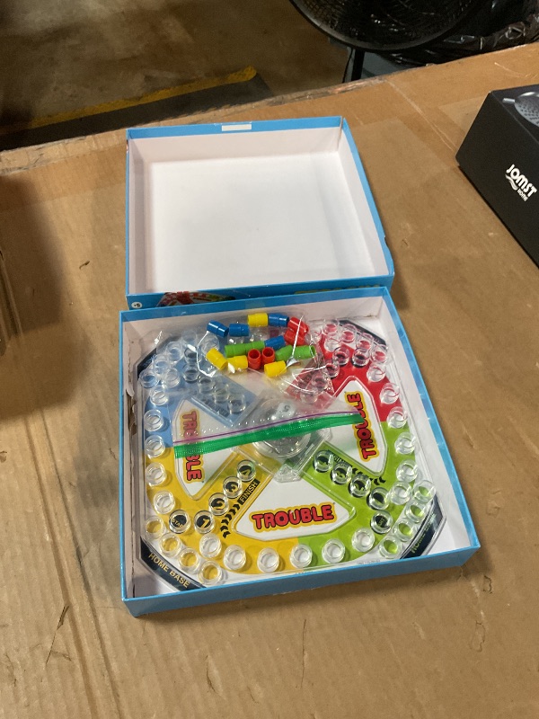 Photo 1 of ***NON FUNCTIONAL***
Winning Moves Classic Trouble, with Retro Art and Pop-O-Matic Popper