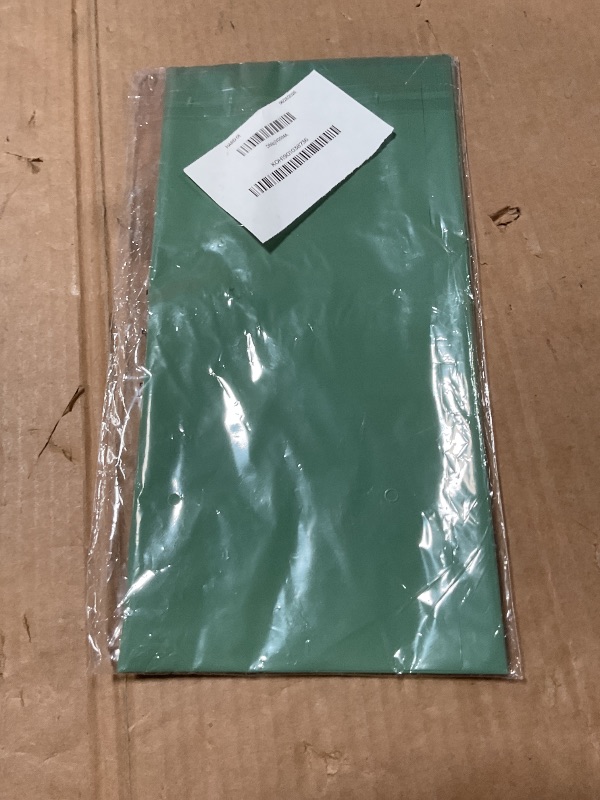 Photo 1 of 2 Pcs Sage Green Tablecloth Plastic 54 ×108 Inches Rectangle Sage Green Tablecloth Disposable Plastic Waterproof Table Cover for Outdoor Picnic, Kitchen, Holiday Birthday Wedding Baby Shower Party