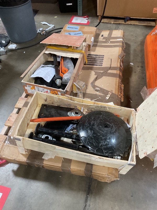 Photo 1 of **FRAME PARTS NOT COMPLETE**YITAMOTOR 5 FT Notched Disc Harrow Plow Fits for Cat-1 for Kub, BX, LM25H, WLM, NorTrac, Yanmar, Kioti, JD Tractor