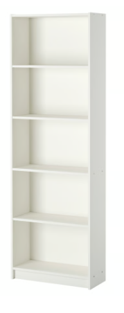Photo 1 of ***PHOTO FOR ITEM REFERENCE NOT EXACT/ UKNOWN MISSING PIECES*** Bookcase, white, 23 5/8x70 7/8 "