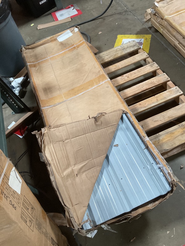 Photo 1 of **VERY MINOR CORROSION ON INDIVIDUAL PIECES SEEN IN PHOTOS (3 total pieces of frame)**GarveeLife 20'X40'x12' Metal Carport for Multiple Vehicles, Heavy Duty Steel Car Ports, Vertical Roof Design, for All-Weather, for Full-Size Pickup Trucks, Boats, and Tr
