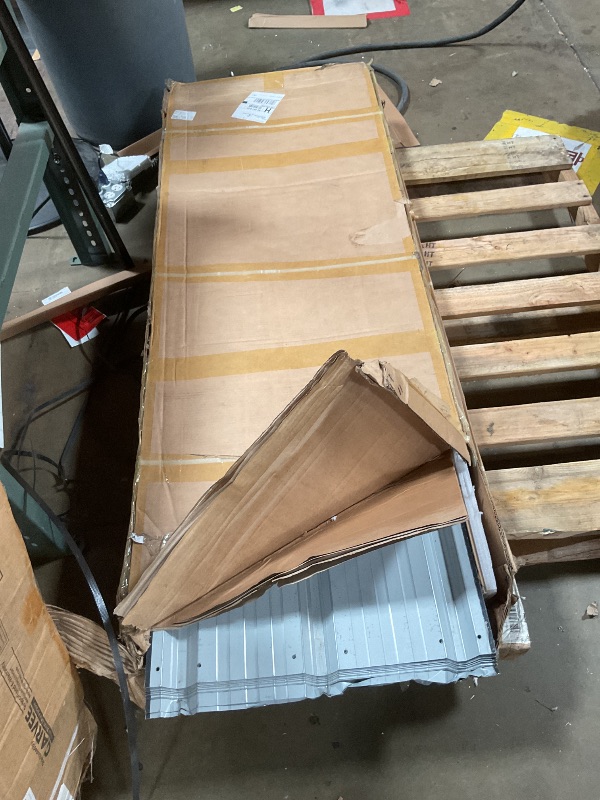 Photo 1 of **VERY MINOR CORROSION ON INDIVIDUAL PIECES SEEN IN PHOTOS (3 total pieces of frame)**GarveeLife 20'X40'x12' Metal Carport for Multiple Vehicles, Heavy Duty Steel Car Ports, Vertical Roof Design, for All-Weather, for Full-Size Pickup Trucks, Boats, and Tr