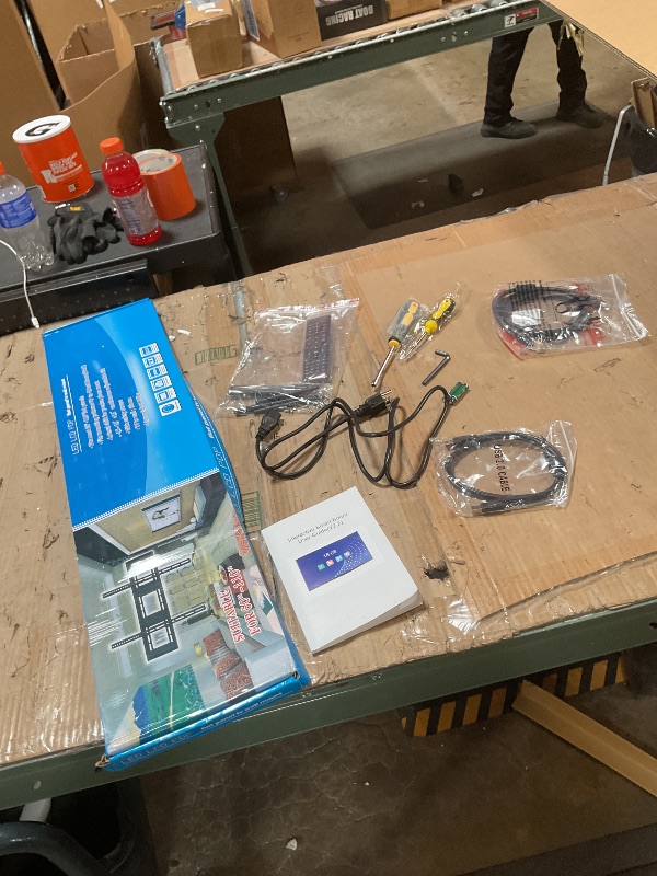 Photo 1 of ****RECOMENDED FOR PARTS ONLY / WON'T CONNECT TO INTERNET & INTERACTIVE TOUCH SCREEN NON-FUNCTIONAL**** Android Interactive Whiteboard, 86inch Smart Board with 4K UHD Touch Screen Flat Panel, All in One Digital Electronic Whiteboard Built in Dual System f