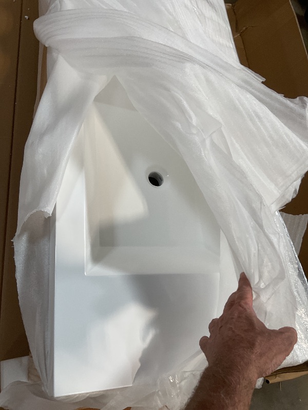 Photo 1 of ***ITEM IS NOT BLACK***PLEASE SEE NELLIS PHOTOS*** Trygoal Wall Mounted Bathroom Sink Vanity, Modern 72" Floating Vanity with 2 Resin Top Basins and 2 U-Shaped Soft-Close Storage Drawers, Striped Bathroom Storage Cabinet with Invisible Handle, Black