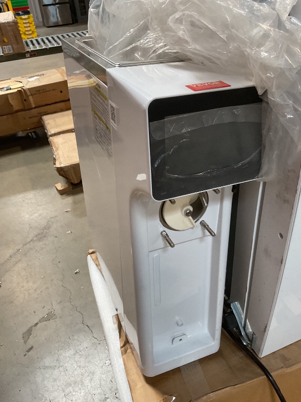 Photo 1 of ***FOR PARTS ONLY/ LED SCREEN IS NON-FUCNTIONAL*** VEVOR Commercial Ice Cream Machine, 1000W Single Flavor Soft Serve Ice Cream Maker, 10.6 QT/H Yield, 4L Hopper & 1.6L Cylinder, Touch Screen, Auto Clean & Pre-Cooling, Countertop Restaurant Snack Bar