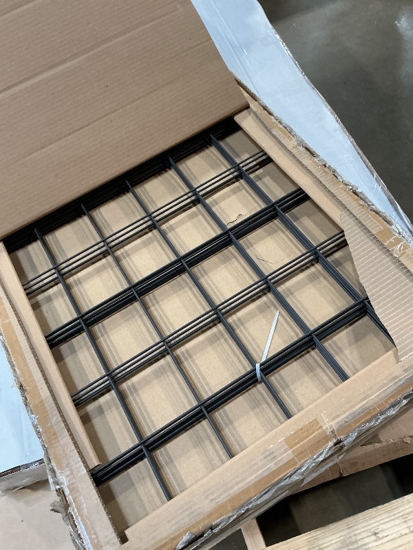 Photo 1 of **RECOMENDED FOR PARTS ONLY/ LIFT RACK ONLY/ MISSING ACTUAL LIFT AND LIFT CONNECTORS*** FERO Overhead Garage Storage Rack 4x8, 500 lb Heavy-Duty Capacity, Ceiling Mounted Storage Lift with Safety Lock, Drop Down Overhead Storage System, Garage Ceiling Hoi