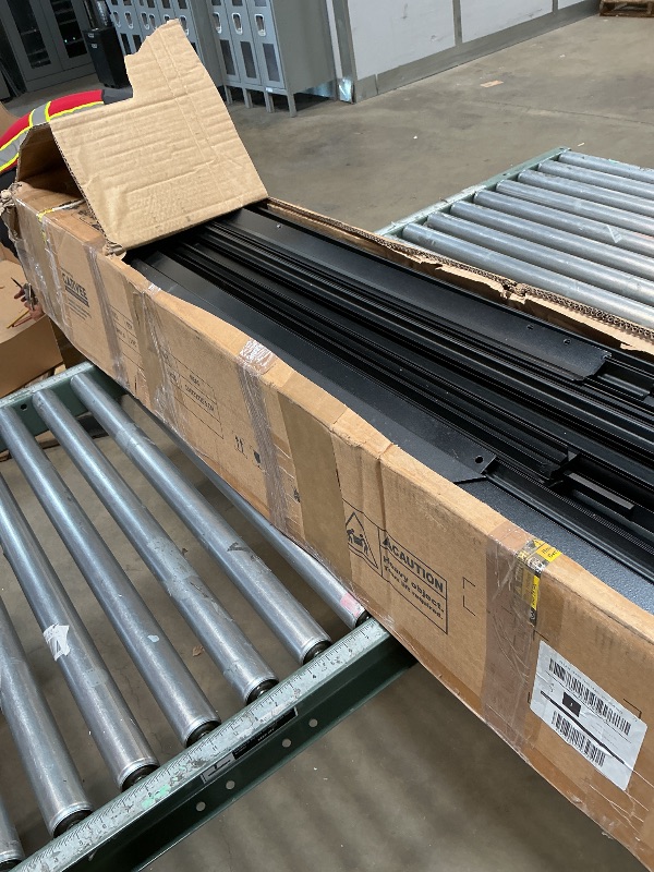 Photo 1 of *** MISSING PANELS JUST BEAMS***8×16 FT Aluminum Polycarbonate Greenhouse, Easy Assembly Walk-in Greenhouse with Roof Vent & Lockable Door, Heavy Duty Outdoor Greenhouse for Patio, Backyard, Garden, Sunroom, Black