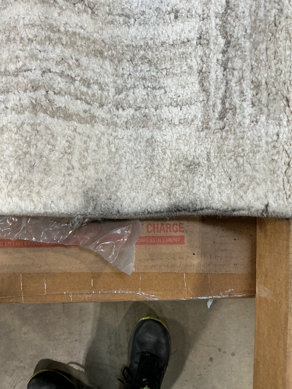 Photo 1 of *** DIRTY BINDING EDGE ***Loloi Amber Lewis Monty Collection MOT-01 Ivory/Taupe 9'-2" x 13', .50" Pile Height, Area Rug