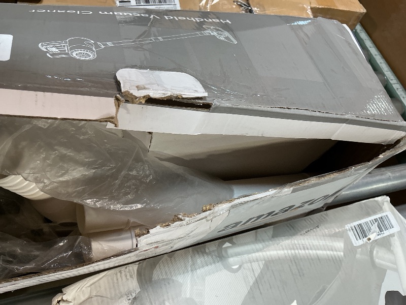 Photo 1 of **RECOMENDED FOR PARTS ONLY/ MISSING ASSEMBLY PIECES*** LAQVITA Lightweight Corded Stick Vacuum Cleaner | 33 ft Extra-Long Power Cable | 600W 17Kpa Suction | 1.5L Dust Cup | Washable HEPA Filter | for Hard Floors, Tiles, Convertible to Handheld