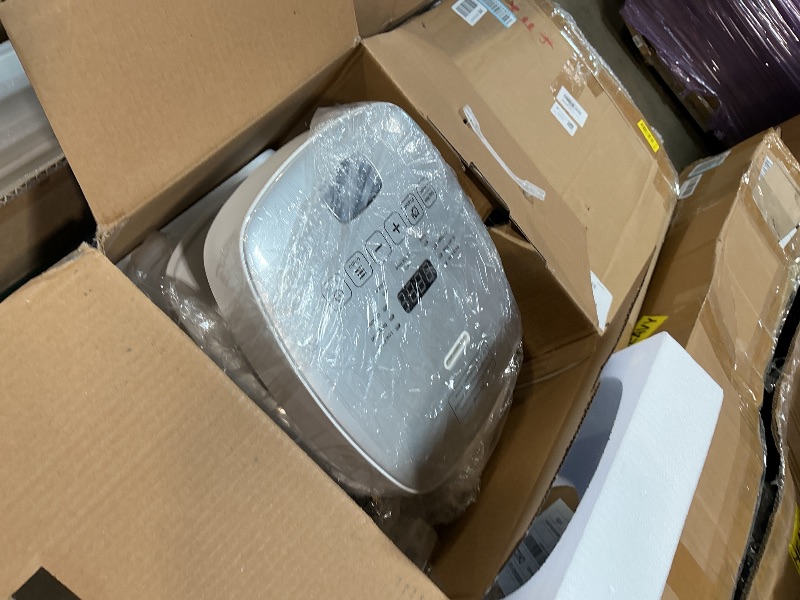 Photo 1 of ***HEAVILY USED/ DIRTY/ UNTESTED*** Novaspark Low Carb Rice Cooker Stainless Steel Inner Pot, Mini Stainless Steel Rice Cooker Small 5 Cup, LED Display Low Sugar Rice Maker, 24H Timer and Auto Keep Warm, White Rice/Porridge/Oatmeal
