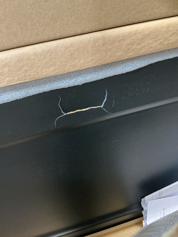 Photo 1 of ** puncture /cracking damage** JUBEST 36in. x 80in. Bifold Door, 1 Panel Bifold Interior Doors, Hollow Core Bi Fold Closet Door with Hardware Kit Include, Folding Doors for Laundry, Pantry & Bedroom, Vinyl Wrapped Textured Black
