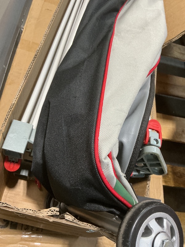 View 3 of ** major damage to multiple pieces. Selling for parts** Eurmax USA 10x10ft Pop Up Canopy,Commercial Instant Tent for Outdoor Events,Patented No-Tip Rolling Storage Bag with 4 Sandbags,UV & Water Resistant,Heavy Duty Portable Shelter Gazebo,White
