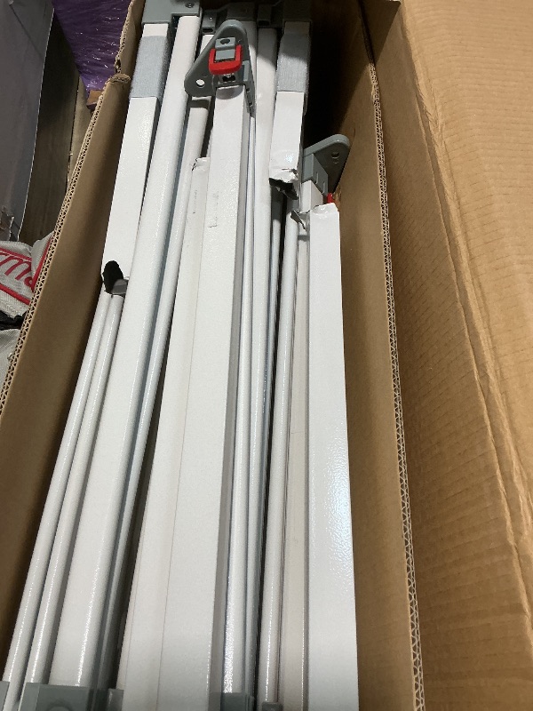 View 4 of ** major damage to multiple pieces. Selling for parts** Eurmax USA 10x10ft Pop Up Canopy,Commercial Instant Tent for Outdoor Events,Patented No-Tip Rolling Storage Bag with 4 Sandbags,UV & Water Resistant,Heavy Duty Portable Shelter Gazebo,White