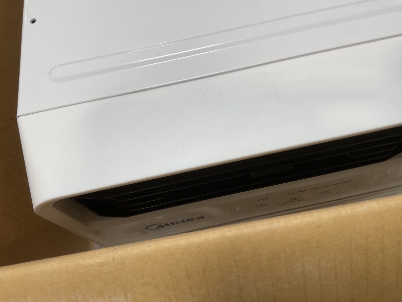 Photo 1 of ***FOR PARTS ONLY/ DOESN'T BLOW COLD AIR**** idea 10,000 BTU Smart Inverter Window Air Conditioner with APP, Alexa Control, 115V AC Unit Cools up to 450 Sq. Ft, Quiet Operation, Energy Saving, Remote & Easy Installation Kit, White