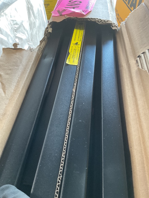 Photo 1 of ** minor scrape/dent damage** Amazon Basics Foldable Metal Platform Bed Frame with Storage, Sturdy Steel, No Box Spring Needed, 18 Inches High, Tool-Free Easy Assembly, Noise-Free, Queen Size, Black