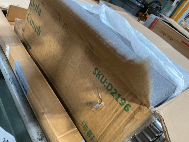 Photo 1 of **** ONLY CARTON A ONE OUT OF FIVE***HONBAY Sectional Sleeper Sofa with Pull Out Bed U-Shape Sectional Couch Sleeper Bed with Storage Chaise 6 Seater Sleeper Sectional Sofa, Light Grey