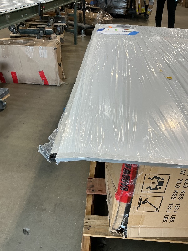 View 3 of *** MINOR BEND ***VIZ-PRO Dry Erase Board/Magnetic Whiteboard, 72 x 48 Inches, Large Wall Mounted Board for School Office and Home 6' x 4'